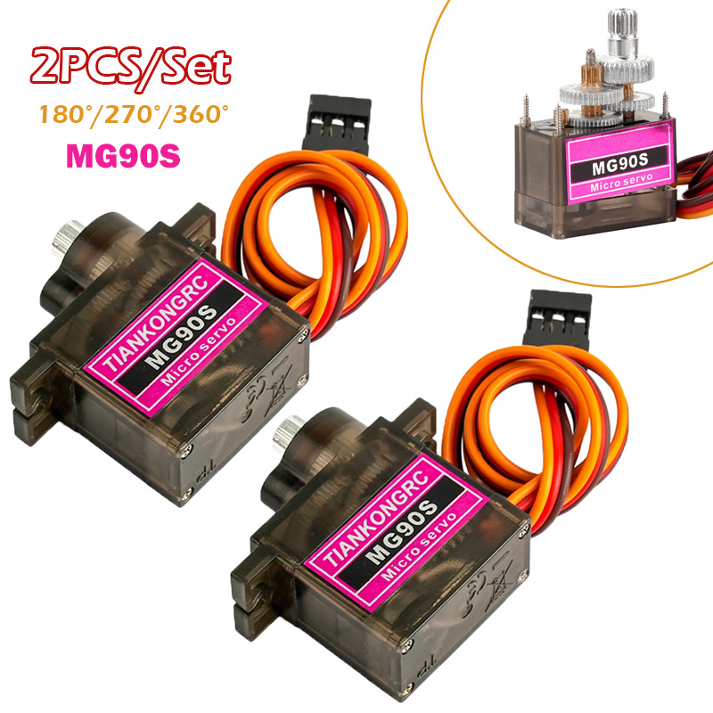 2PCS MG90S Full Metal Gear Mic - Drone Gimbal Controller review and price