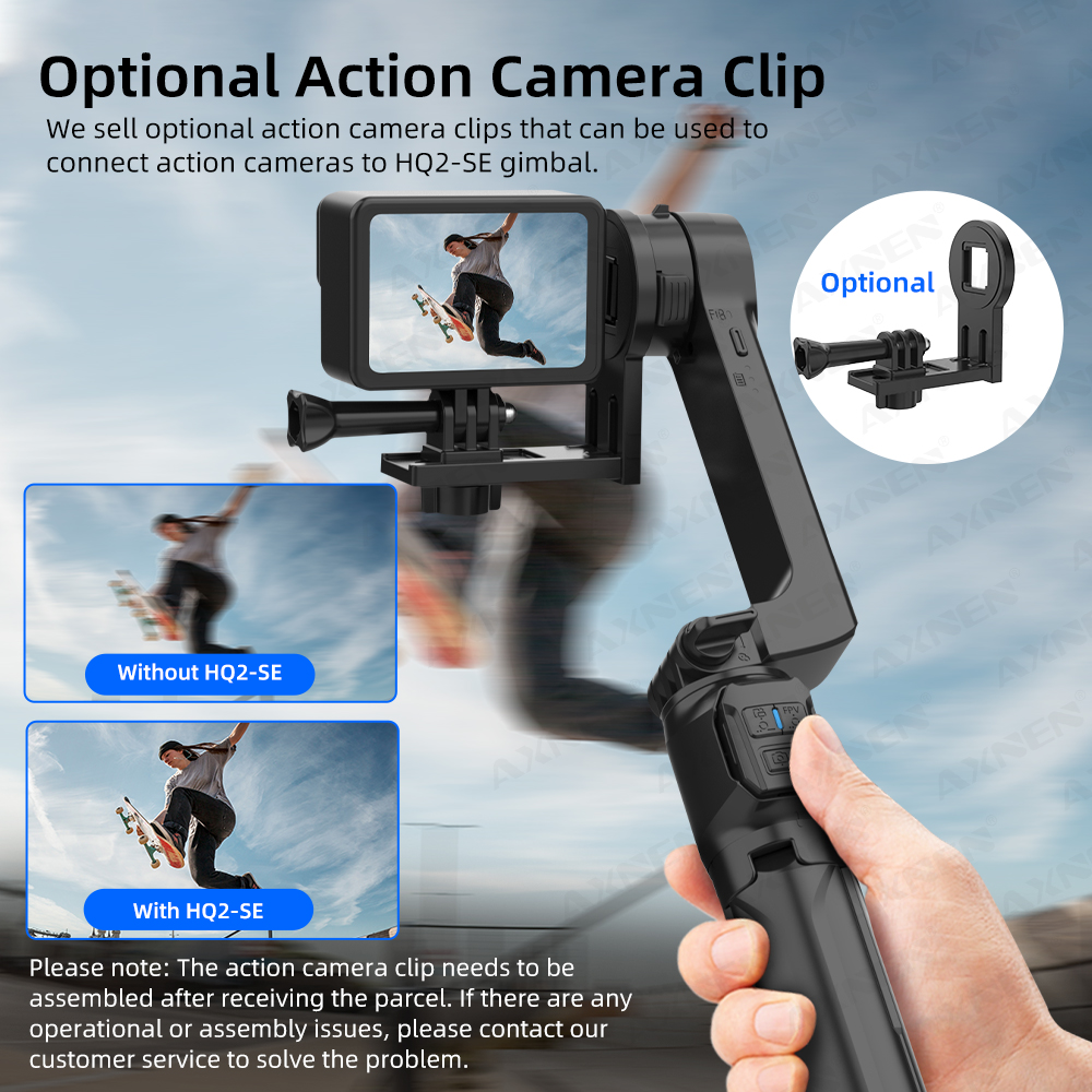 AXNEN HQ2-SE Mobile Phone Stab - Drone Gimbal For Gopro review and price