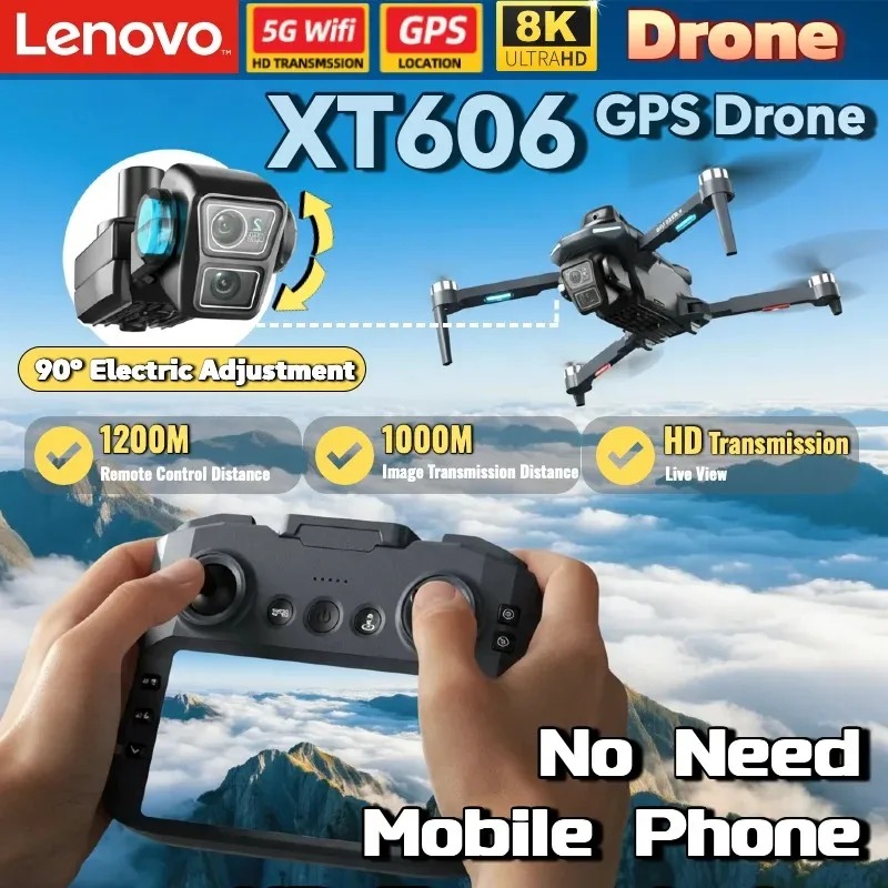 Lenovo XT606 GPS Drone Brushle - Drone Gimbal Mount review and price