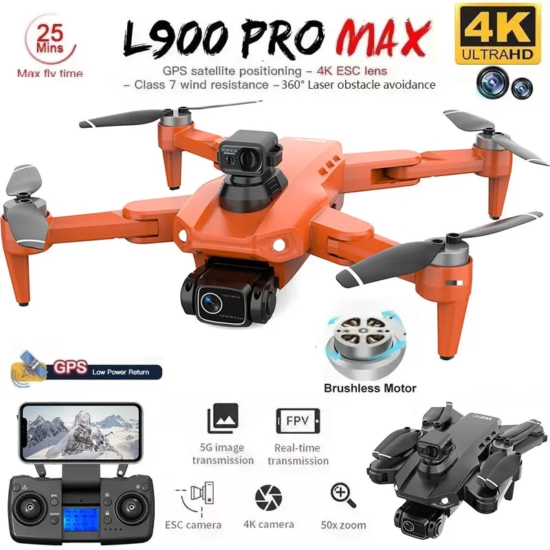 L900 Pro MAX GPS Drone 4K Prof - Drone Gimbal Brushless review and price