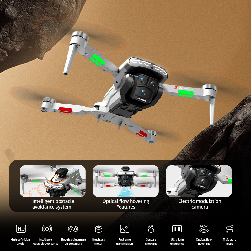 M3 Professional Drone 4K HD Ae - Drone Gimbal 2 Axis review and price