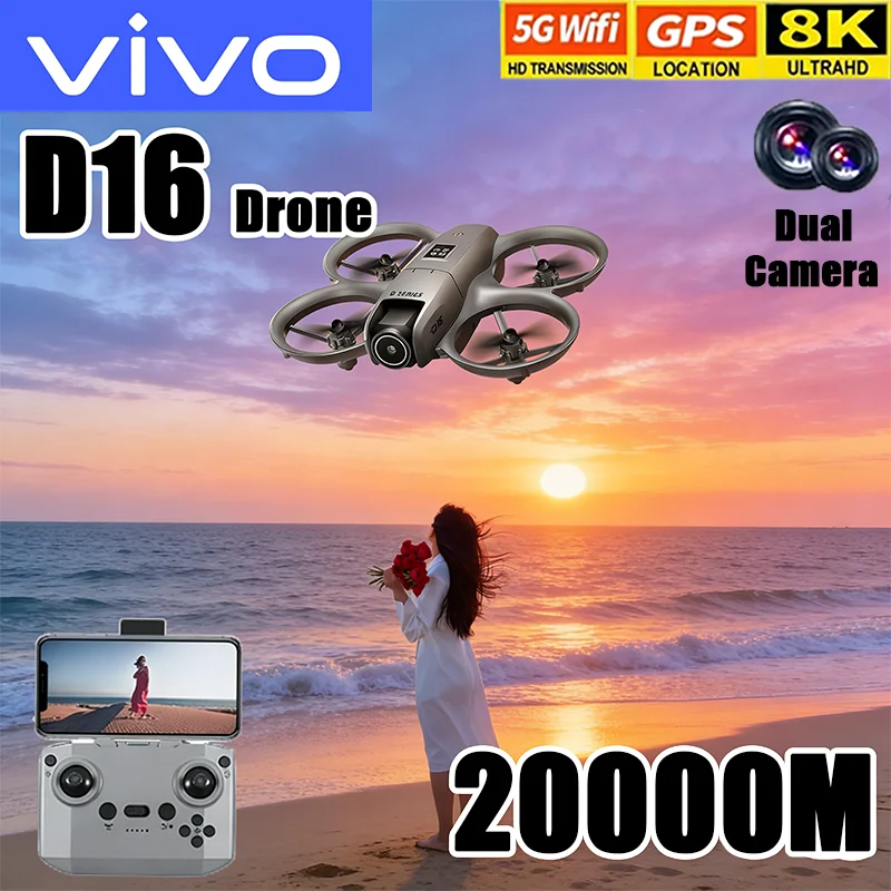 VIVO D16 Mini Drone 8K Camera  - Drone Gimbal 2 Axis review and price