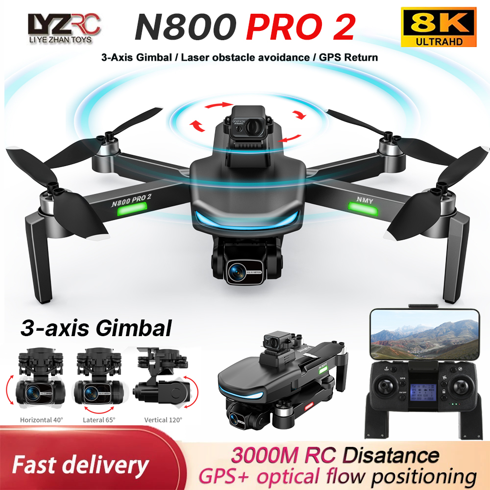 N800 PRO 2 GPS Drone Professio - Drone Gimbal 2 Axis review and price